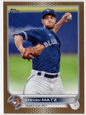 2022 Topps Series 1 - Gold #276 Steven Matz /2022 Toronto Blue Jays - Image 1 of 2