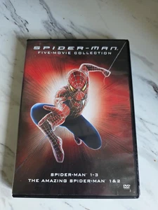 Spider-Man: Five-Movie Collection (DVD, 2014) Spiderman 1,2,3. Amazing 1,2 - Picture 1 of 7