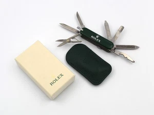Coltellino Acciaio Rolex Victorinox 10 Funzioni Ottima Qualità Originale - Picture 1 of 7