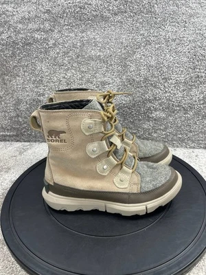 Botas Sorel Mujer Talla 5 Explorer II Joan Omega Taupe Major Piel Sintética Invierno Foto 1 de 4