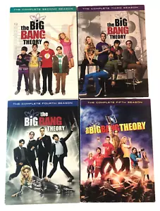 BIG BANG THEORY - Complete Second -Fifth Seasons DVD 2, 3, 4, 5 (13 Discs) - Picture 1 of 7