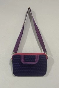 Justin Bieber Laptop Bag Purple with Pink/Gold 10x 14 (16" diag) - Picture 1 of 7