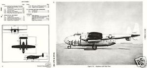 Fairchild C-82 Paket & C-119 fliegender Güterwagen HISTORISCHE ZEIT ARCHIV HANDBÜCHER 