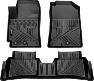 Floor Mats Liner Molded 3D Black For Hyundai Accent 2018 2019-2023 All Weather - Foto 1 di 5
