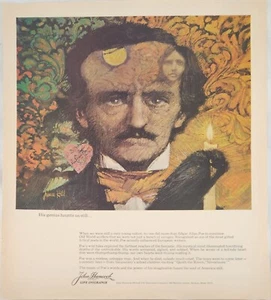 John Hancock Life Insurance Company 1964 anuncio de colección 13 x 10 su genio nos persigue - Imagen 1 de 1