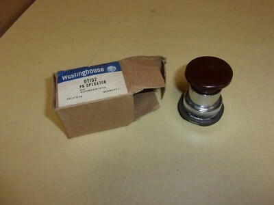 Interruptor de operador con cabezal de seta rojo Westinghouse OTID2 Foto 1 de 4