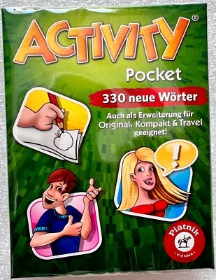 Activity Pocket Piatnik Familienspiel Pantomime Partyspiel Brettspiel Wortspiel - Bild 1 von 4