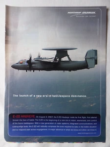 4/2008 PUB NORTHROP GRUMMAN E-2D HAWKEYE US NAVY RADAR SYSTEMS ORIGINAL AD - Picture 1 of 1