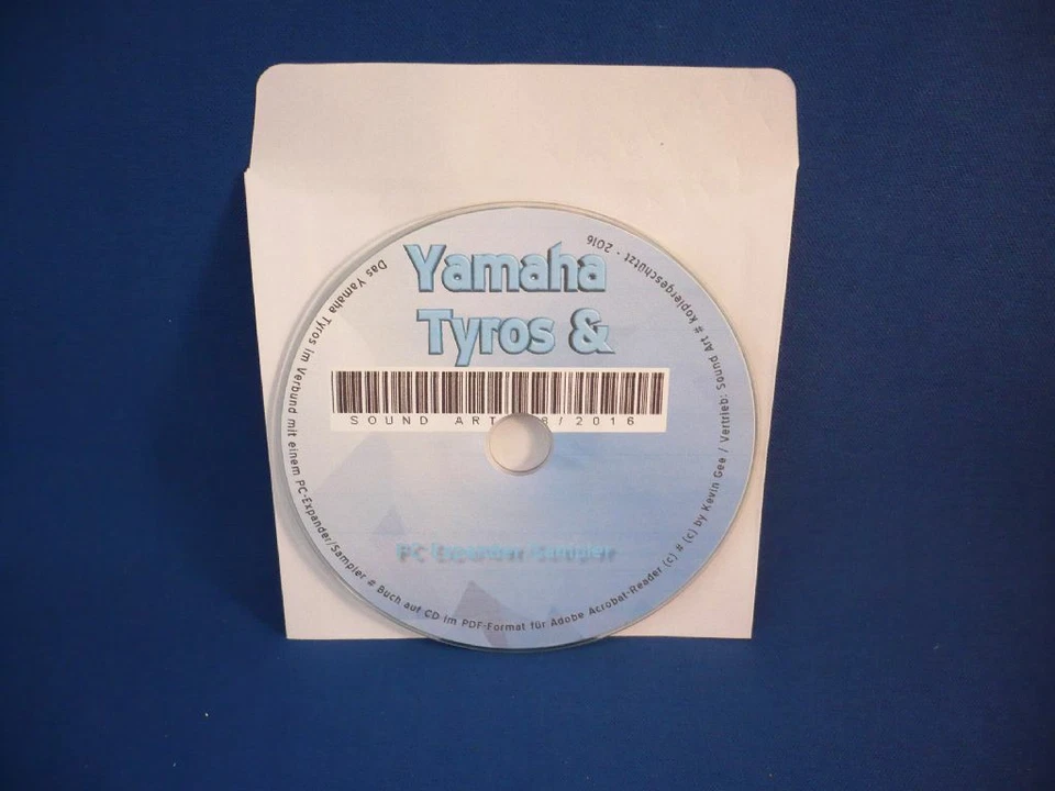 Le Yamaha Tyros en combinaison avec PC-Expander/Sampler - CD Book au format PDF !!! - Photo 1/1