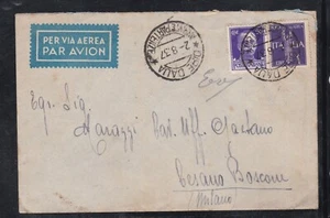 Umschlag Kolonien Äthiopien Diredaua 1937 Gruppe CC.NN. Boot WA423 - Bild 1 von 2