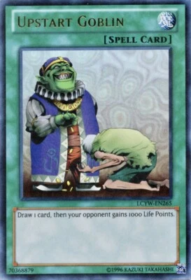 Yugioh Upstart Goblin - Ultra Rare - Unlimited - NM - LCYW-EN265 - Image 1 of 2