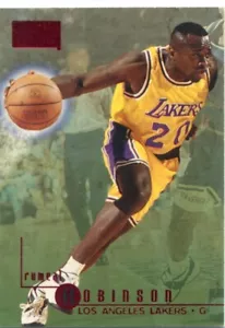 1996-97 Skybox Premium - RUMEAL ROBINSON - Skybox Rubies #164 LOS ANGELES LAKERS - Picture 1 of 1