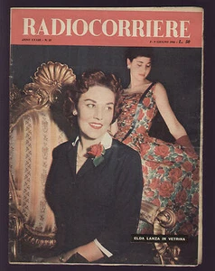 RADIOCORRIERE 23/1956 ELDA LANZA 39° GIRO D'ITALIA MINARDI TAPPA MANTOVA RIMINI - Imagen 1 de 1