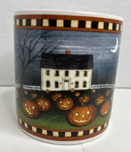 David Carter Brown PUMPKIN Hollow Halloween Coffee Mug Cups Sakura by Oneida - Picture 1 of 7