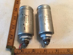Sprague Can Capacitor 0.5 Mfd 1500 VDC Panel Mount Single Hole WO6P6 - Picture 1 of 4