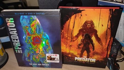 The Predator Blu-Ray *NO DVD* Target Exclusive w/36 Page Book READ DESCRIPTION - Image 1 of 4