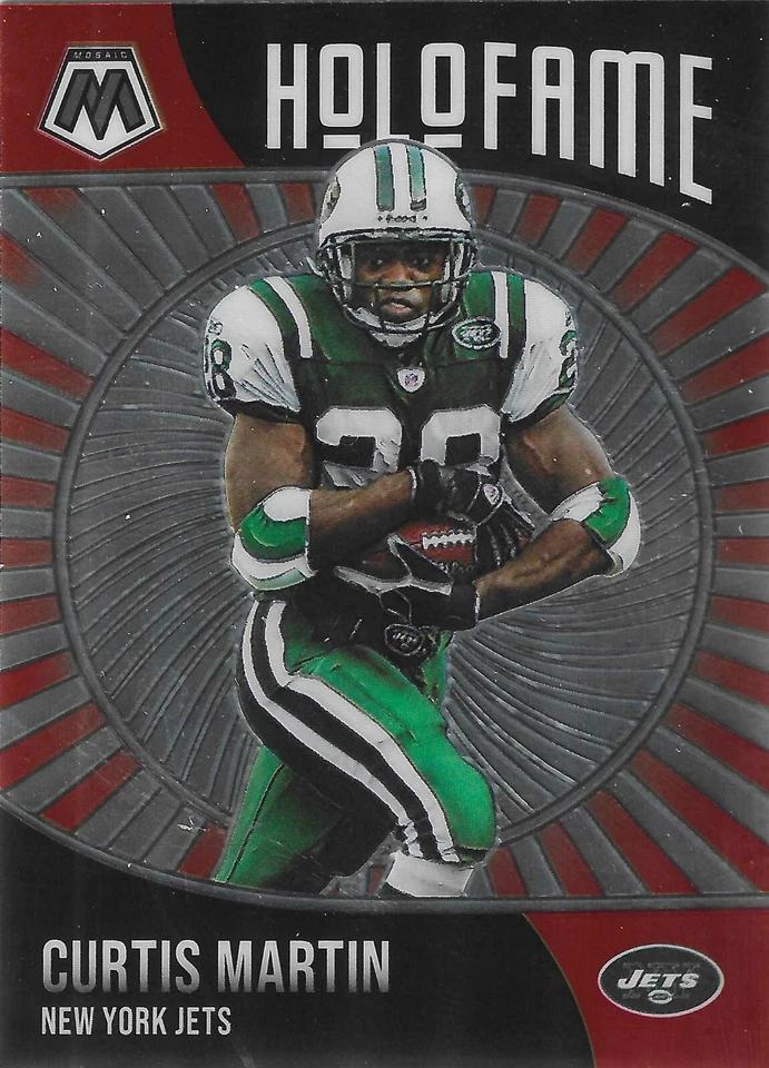 2021 Panini Mosaic Football Mosaic Holofame #19 Curtis Martin New York Jets - Image 1 of 1
