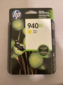 GENUINE HP Office Jet 940XL Yellow Ink Cartridge C4909AN July 2017 - Picture 1 of 2