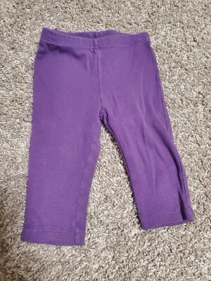 Леггинсы для девочек-младенцев Small Wonders фиолетовые - размер 6-9 месяцев - 100% хлопок - Изображение 1 из 4