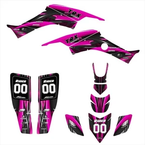 TRX400EX graphics 1999 - 2007 Honda 400EX stickers kit NO3333 Hot Pink - Bild 1 von 2