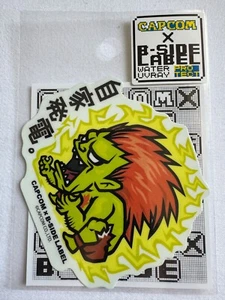 CAPCOM x B-Side Label Street Fighter Sticker "Blanka Self-Powered" Waterproof - Picture 1 of 2