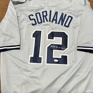 Alfonso Soriano Signed Yankees Jersey JSA Certified - Picture 1 of 4