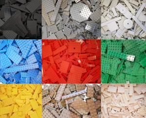 100 x Lego Platten Basic Sondersteine gemischt AUSWAHL - Bild 1 von 19