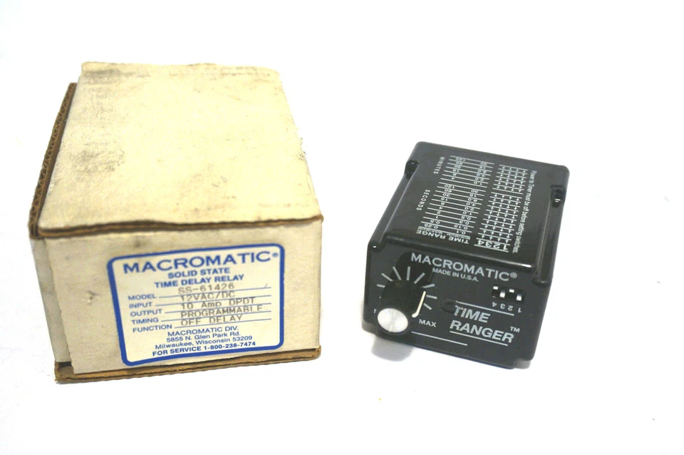 NEW MACROMATIC SS-61426 RELAY SS61426 - Image 1 of 3
