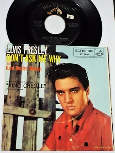 Elvis Presly – Hard Headed Woman / Don’t Ask Me Why – RCA 45 - Picture 1 of 6