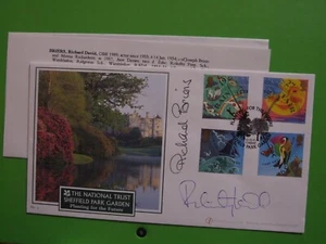 BUCKINGHAM FDC 2002 WEATHER SIGNED RICHARD BRIERS & FELICITY KENDALL - Picture 1 of 1