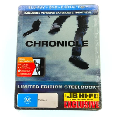 Chronicle - Limited Edition - Blu Ray + DVD - Steelbook - New Sealed - Region B - Image 1 of 2