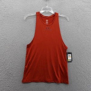 Under Armour Vanish Energy Tank Top Small Burnt Orange Men Athletic NWT - Picture 1 of 11
