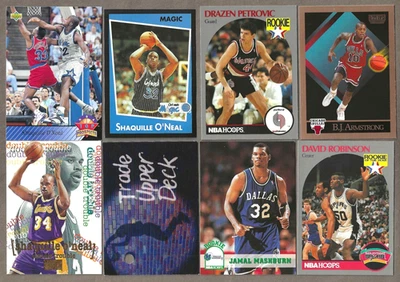 Lote de 8 cartas 1993 Upper Deck Shaquille O'neal RC Mashburn Robinson Foto 1 de 2