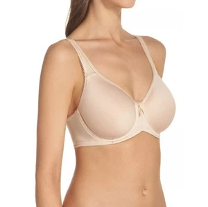 Wacoal Basic Beauty Underwire Spacer T-Shirt Bra #853192 Sand 44DDD NWT - Bild 1 von 8