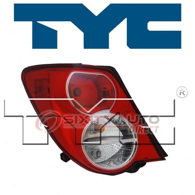 TYC Left Tail Light Lens for 2012-2014 Chevrolet Sonic Electrical Lighting rp Foto 1 de 4