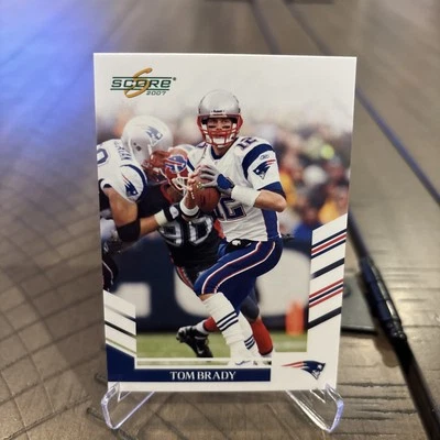 2007 Score #155 Tom Brady - New England Patriots NM+ Free Shipping - Image 1 of 4