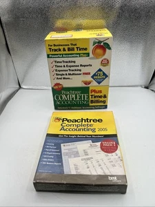Set Of Peachtree Complete Accounting For Windows Plus Time & Billing - Picture 1 of 18