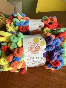 2 pack lot Lion Brand Yarn 516-213AL Off the Hook Loop Yarn, Cosmic Dust - Picture 1 of 1