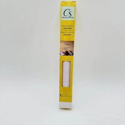 24 Rolls Removeable Adhesive Vinyl Paper Crafter's Square WHITE 12"x48" - image 1 of 4