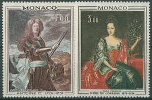 Monaco 1972 Gemälde Antoine I. Marie von Lothringen 1029/30 postfrisch - Bild 1 von 1