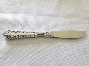 Venetian Scroll By Oneida Sterling Silver Master Butter Knife HH 6 3/4" - Picture 1 of 8