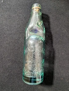Hindle & Co Blackpool 10 Unzen Mineralwasserflasche mit Marmor - Bild 1 von 1
