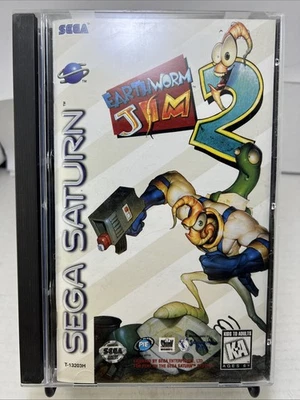 Earthworm Jim 2 - (Juego Sega Saturn) CIB #ML Foto 1 de 4
