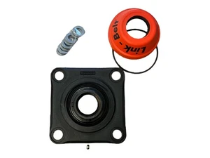 Link-Belt KFS2E20D 1-1/4" Bohrung 4-Loch Flansch Kugellagereinheit Polymergehäuse - Bild 1 von 4