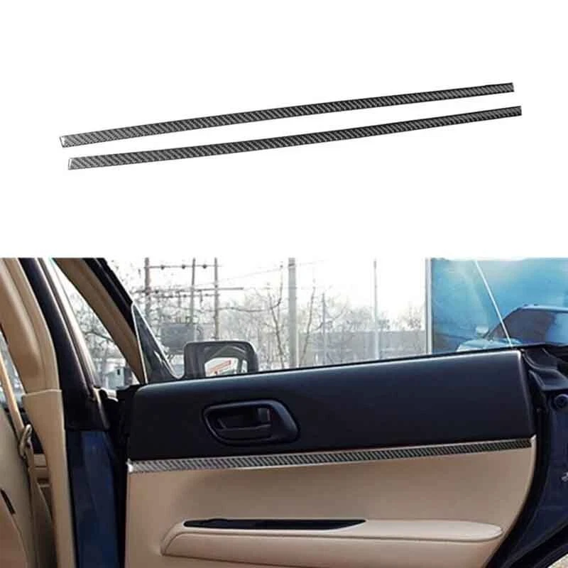 Tira decorativa de fibra de carbono para puerta trasera para Subaru Forester 2005-08 Foto 1 de 4