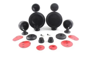 Tweeter Pods for Midrange & Tweeter 2-Way Plastic Speaker Bracket Enclosure - Picture 1 of 12