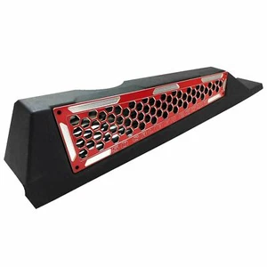 Red Powdercoat RZR XP1000 Billet CNC Side Air Vent Intake Grill Bezels - Picture 1 of 6
