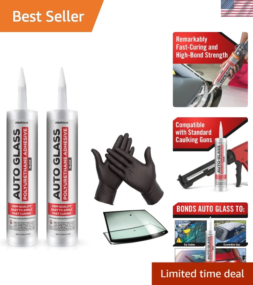 2-Pack Fast Curing Automotive Windshield Sealant – High Bond Strength Adhesive - Image 1 of 4