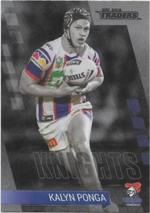 2019 Nrl Traders Platinum Parallel (PS078) Kalyn PONGA Knights - Picture 1 of 1