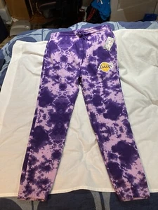 Los Angeles Lakers Tie Dye Sweatpants, Men’s Size XL, NWT!  - Picture 1 of 7
